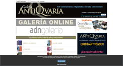 Desktop Screenshot of antiqvaria.com