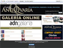 Tablet Screenshot of antiqvaria.com